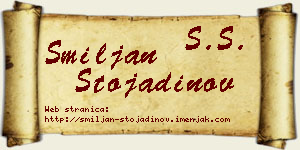 Smiljan Stojadinov vizit kartica